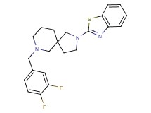 2-(1,3-benzothiazol-2-yl)-7-(3,4-difluorobenzyl)-2,7-diazaspiro[4.5]decane