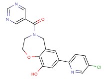 7-(5-chloropyridin-2-yl)-4-(pyrimidin-5-ylcarbonyl)-2,3,4,5-tetrahydro-1,4-benzoxazepin-9-ol