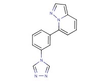 7-[3-(4H-1,2,4-triazol-4-yl)phenyl]pyrazolo[1,5-a]pyridine