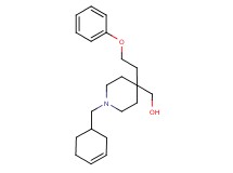 [1-(3-cyclohexen-1-ylmethyl)-4-(2-phenoxyethyl)-4-piperidinyl]methanol