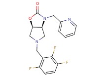(3aS*,6aR*)-3-(2-pyridinylmethyl)-5-(2,3,6-trifluorobenzyl)hexahydro-2H-pyrrolo[3,4-d][1,3]oxazol-2-one