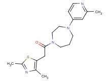 1-[(2,4-dimethyl-1,3-thiazol-5-yl)acetyl]-4-(2-methyl-4-pyridinyl)-1,4-diazepane