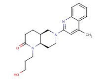 (4aS*,8aR*)-1-(3-hydroxypropyl)-6-(4-methylquinolin-2-yl)octahydro-1,6-naphthyridin-2(1H)-one