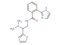 N-[2-(dimethylamino)-2-(2-furyl)ethyl]-2-(1H-imidazol-2-yl)benzamide