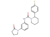 2-(4-fluorophenyl)-N-[3-(2-oxopyrrolidin-1-yl)phenyl]piperidine-1-carboxamide