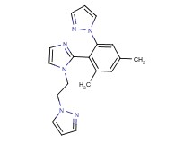 1-(3,5-dimethyl-2-{1-[2-(1H-pyrazol-1-yl)ethyl]-1H-imidazol-2-yl}phenyl)-1H-pyrazole