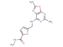 5-{[(2,5-dimethyl[1,3]oxazolo[5,4-d]pyrimidin-7-yl)amino]methyl}-N-methyl-2-furamide