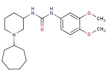 N-(1-cycloheptyl-3-piperidinyl)-N'-(3,4-dimethoxyphenyl)urea