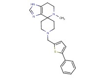 5-methyl-1'-[(5-phenyl-2-thienyl)methyl]-1,5,6,7-tetrahydrospiro[imidazo[4,5-c]pyridine-4,4'-piperidine]