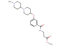 methyl N-{3-[(1'-methyl-1,4'-bipiperidin-4-yl)oxy]benzoyl}-beta-alaninate