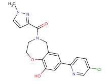7-(5-chloropyridin-2-yl)-4-[(1-methyl-1H-pyrazol-3-yl)carbonyl]-2,3,4,5-tetrahydro-1,4-benzoxazepin-9-ol