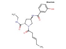(4R)-N-ethyl-1-[(3E)-hex-3-enoyl]-4-[(3-hydroxybenzoyl)amino]-L-prolinamide