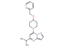 5-isopropyl-7-[4-(2-pyridinylmethoxy)-1-piperidinyl]pyrazolo[1,5-a]pyrimidine