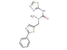 N-methyl-N-[(2-phenyl-1,3-thiazol-5-yl)methyl]-N'-1,3,4-thiadiazol-2-ylurea