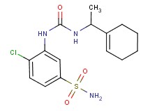 4-chloro-3-({[(1-cyclohex-1-en-1-ylethyl)amino]carbonyl}amino)benzenesulfonamide