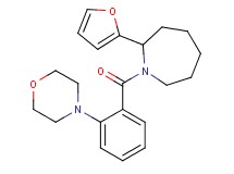 2-(2-furyl)-1-[2-(4-morpholinyl)benzoyl]azepane