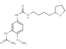 N-{2-methoxy-5-[({[4-(tetrahydrofuran-2-yl)butyl]amino}carbonyl)amino]phenyl}acetamide