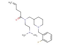 N-[2-(dimethylamino)ethyl]-N-{[1-(2-fluorobenzyl)-3-piperidinyl]methyl}-4-pentenamide