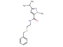 N-[2-(benzylthio)ethyl]-3-isopropyl-1-methyl-1H-pyrazole-5-carboxamide