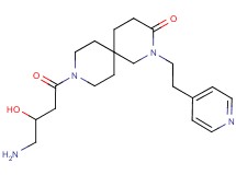 9-(4-amino-3-hydroxybutanoyl)-2-[2-(4-pyridinyl)ethyl]-2,9-diazaspiro[5.5]undecan-3-one dihydrochloride