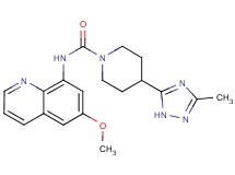 N-(6-methoxyquinolin-8-yl)-4-(3-methyl-1H-1,2,4-triazol-5-yl)piperidine-1-carboxamide