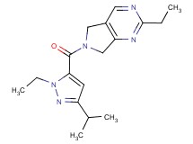 2-ethyl-6-[(1-ethyl-3-isopropyl-1H-pyrazol-5-yl)carbonyl]-6,7-dihydro-5H-pyrrolo[3,4-d]pyrimidine
