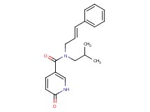 N-isobutyl-6-oxo-N-[(2E)-3-phenylprop-2-en-1-yl]-1,6-dihydropyridine-3-carboxamide