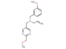 N-(3-methoxybenzyl)-N-{[2-(methoxymethyl)pyrimidin-5-yl]methyl}prop-2-en-1-amine