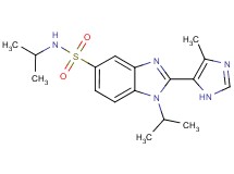 N,1-diisopropyl-2-(4-methyl-1H-imidazol-5-yl)-1H-benzimidazole-5-sulfonamide