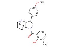 2-{[(3R*,3aR*,7aR*)-3-(4-methoxyphenyl)hexahydro-4,7-ethanopyrrolo[3,2-b]pyridin-1(2H)-yl]carbonyl}-6-methylphenol