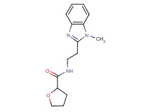 N-[2-(1-methyl-1H-benzimidazol-2-yl)ethyl]tetrahydrofuran-2-carboxamide