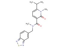 N-(2,1,3-benzothiadiazol-5-ylmethyl)-6-isopropyl-N,1-dimethyl-2-oxo-1,2-dihydropyridine-3-carboxamide
