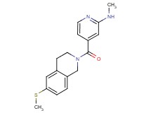 N-methyl-4-{[6-(methylthio)-3,4-dihydroisoquinolin-2(1H)-yl]carbonyl}pyridin-2-amine