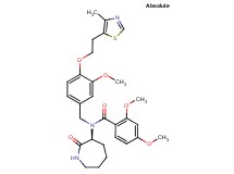 2,4-dimethoxy-N-{3-methoxy-4-[2-(4-methyl-1,3-thiazol-5-yl)ethoxy]benzyl}-N-[(3S)-2-oxo-3-azepanyl]benzamide