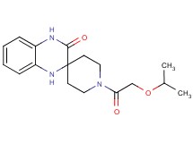 1-(isopropoxyacetyl)-1',4'-dihydro-3'H-spiro[piperidine-4,2'-quinoxalin]-3'-one