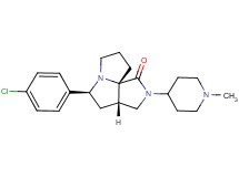 (3aS*,5S*,9aS*)-5-(4-chlorophenyl)-2-(1-methyl-4-piperidinyl)hexahydro-7H-pyrrolo[3,4-g]pyrrolizin-1(2H)-one