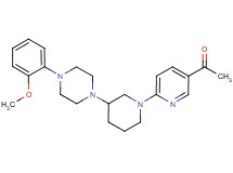 1-(6-{3-[4-(2-methoxyphenyl)-1-piperazinyl]-1-piperidinyl}-3-pyridinyl)ethanone