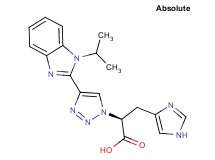 (2S)-3-(1H-imidazol-4-yl)-2-[4-(1-isopropyl-1H-benzimidazol-2-yl)-1H-1,2,3-triazol-1-yl]propanoic acid