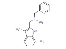 1-(3,7-dimethyl-1H-indol-2-yl)-N-methyl-N-(pyridin-2-ylmethyl)methanamine