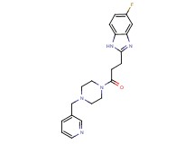 5-fluoro-2-{3-oxo-3-[4-(pyridin-3-ylmethyl)piperazin-1-yl]propyl}-1H-benzimidazole