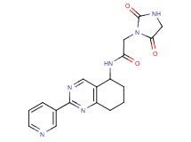 2-(2,5-dioxoimidazolidin-1-yl)-N-(2-pyridin-3-yl-5,6,7,8-tetrahydroquinazolin-5-yl)acetamide