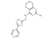 N~4~-[(3-pyridin-4-yl-1H-1,2,4-triazol-5-yl)methyl]-5,6,7,8-tetrahydroquinazoline-2,4-diamine