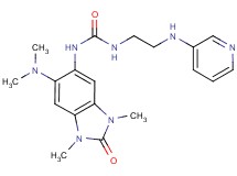 N-[6-(dimethylamino)-1,3-dimethyl-2-oxo-2,3-dihydro-1H-benzimidazol-5-yl]-N'-[2-(pyridin-3-ylamino)ethyl]urea