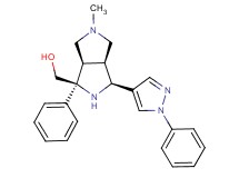 [(1S*,3S*,3aS*,6aR*)-5-methyl-1-phenyl-3-(1-phenyl-1H-pyrazol-4-yl)octahydropyrrolo[3,4-c]pyrrol-1-yl]methanol