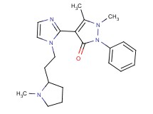 1,5-dimethyl-4-{1-[2-(1-methylpyrrolidin-2-yl)ethyl]-1H-imidazol-2-yl}-2-phenyl-1,2-dihydro-3H-pyrazol-3-one