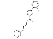 5-(2-chlorophenyl)-N-[2-(3-pyridinylamino)ethyl]-2-furamide