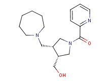 [(3R*,4R*)-4-(azepan-1-ylmethyl)-1-(pyridin-2-ylcarbonyl)pyrrolidin-3-yl]methanol