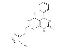 6-methyl-N-{2-[(1-methyl-1H-imidazol-2-yl)thio]ethyl}-2-oxo-4-phenyl-1,2,3,4-tetrahydropyrimidine-5-carboxamide