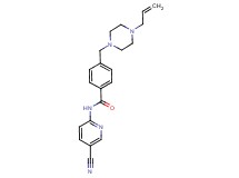 4-[(4-allylpiperazin-1-yl)methyl]-N-(5-cyanopyridin-2-yl)benzamide