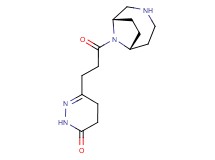 6-{3-[(1S*,6R*)-3,9-diazabicyclo[4.2.1]non-9-yl]-3-oxopropyl}-4,5-dihydropyridazin-3(2H)-one